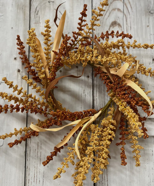 Amber Harvest Thyme 6.5” Candle Ring *preorder*