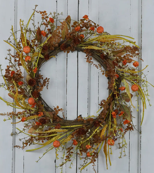 Pumpkin Harvest Wreath *preorder*