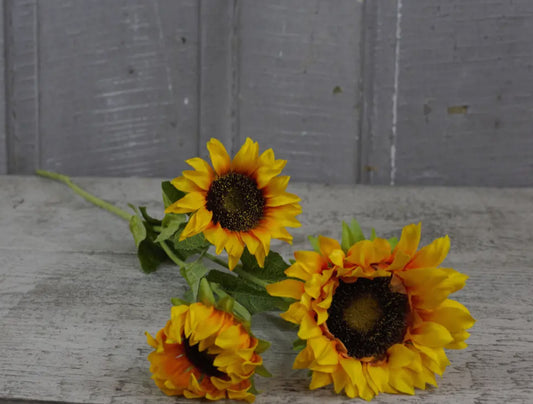 Sunflower Spray 2Heads 1Bud *preorder*
